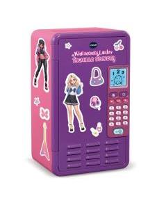 VTech Kidi Secrets Locker taquilla secreta electrónica en colores morado y rosa.