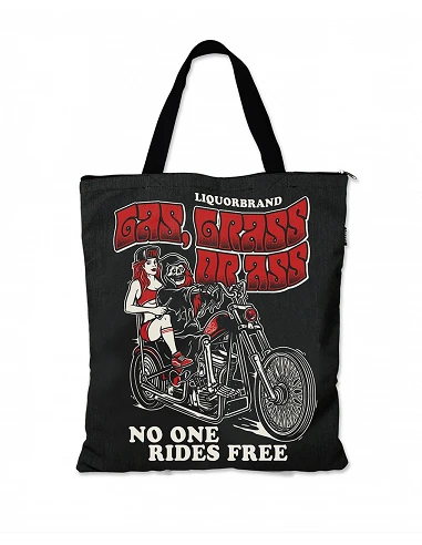 Bolso de Mano Totebag "Gas Grass Or Ass"