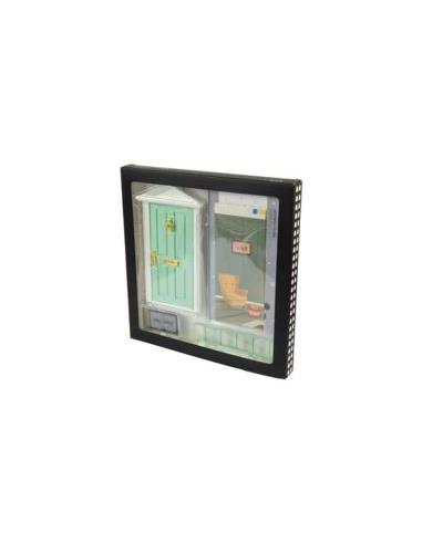 Puerta Ratoncito Pérez verde menta