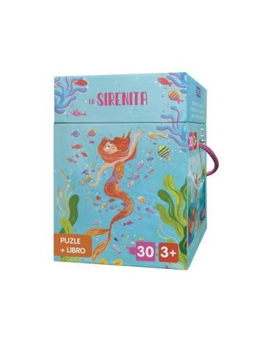 Libro + Puzzle La Sirenita