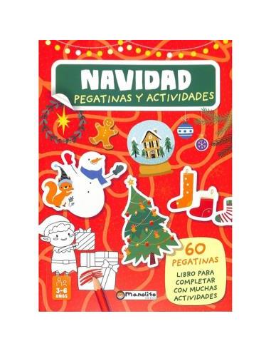 Libro de Actividades y Pegatinas Navidad