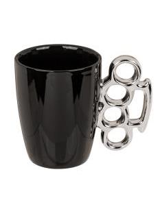 Taza negra puño americano...