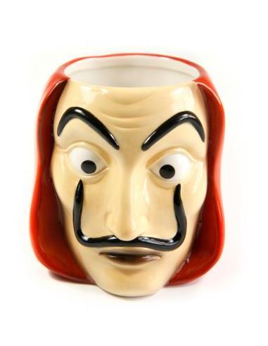 La Casa de Papel Taza 3D Máscara Dalí