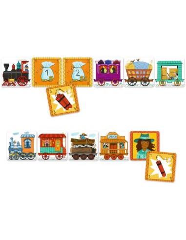 Juego de cartas Golden Train Djeco