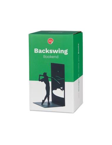 Sujetalibros Backswing negro metalico