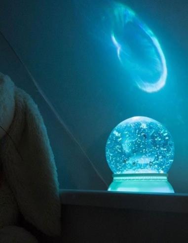 Lámpara Bola de Nieve Unicornio