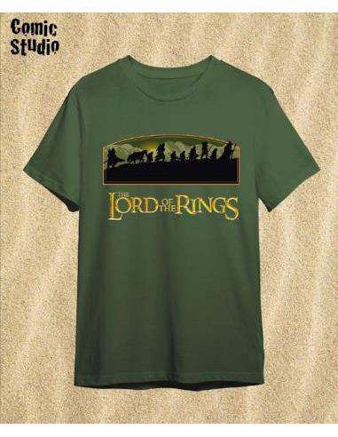 Camiseta Lord Of The Rings Verde Oliva