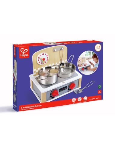 Juego de Cocina y Parrilla 2 en 1