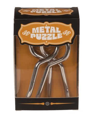 Juego de Paciencia Metal Puzzle 9 cm...
