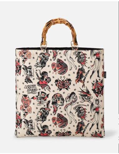 Bolso de Mano Tattoo Flash Asas de...