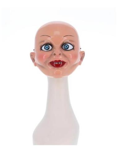 Mascara de Annabelle sin peluca