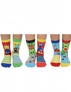 Calcetines Robots Set 6 und