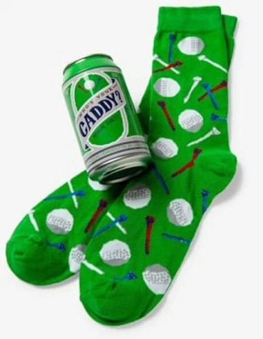 Calcetines en lata de cerveza WHO´S...