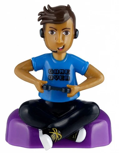 Muñeco Solar Figura Gamer