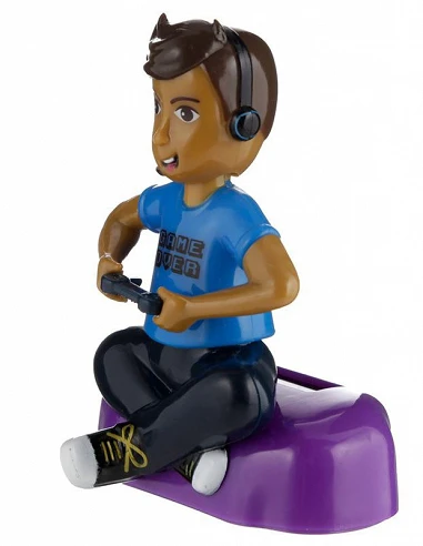 Muñeco Solar Figura Gamer