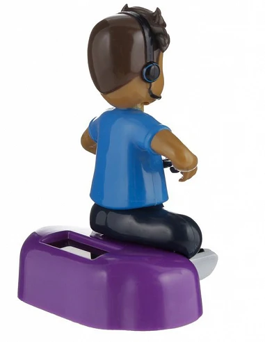 Muñeco Solar Figura Gamer