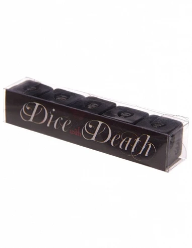 Juego de Dados Negros Calaveras....