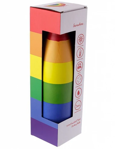 Botella Térmica Metálica Arcoiris...