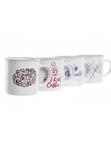 Taza Gres 4 Mod Latte, Capuccino, Hot...