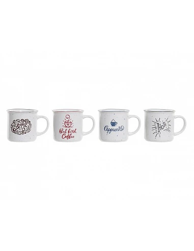 Taza Gres 4 Mod Latte, Capuccino, Hot...