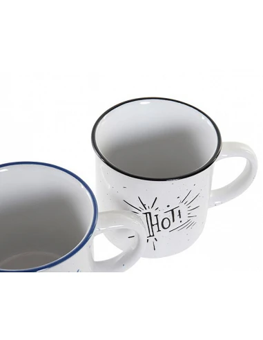 Taza Gres 4 Mod Latte, Capuccino, Hot...