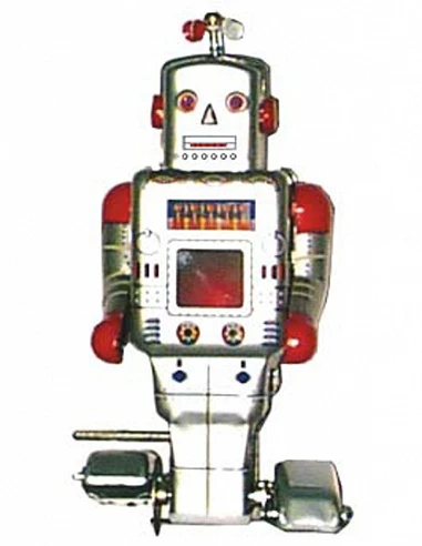 Robot Hélice Plateado