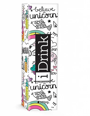 Botella Térmica Metálica 500ml Unicornio