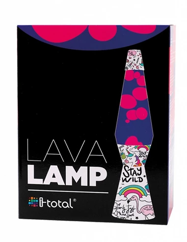 Lampara de Lava Unicornios forma de gota
