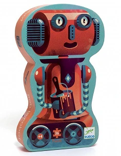 Puzzle Silueta Bob El Robot 2