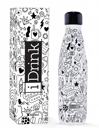Botella Térmica Metálica 500ml Doodle...