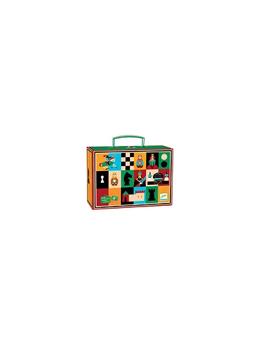 Juego Ajedrez y Damas Djeco