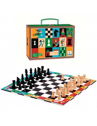 Juego Ajedrez y Damas Djeco