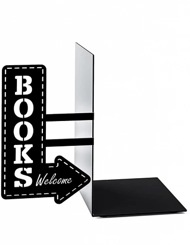 Book Shop negro Sujeta Libros