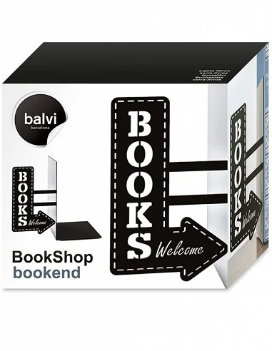 Book Shop negro Sujeta Libros